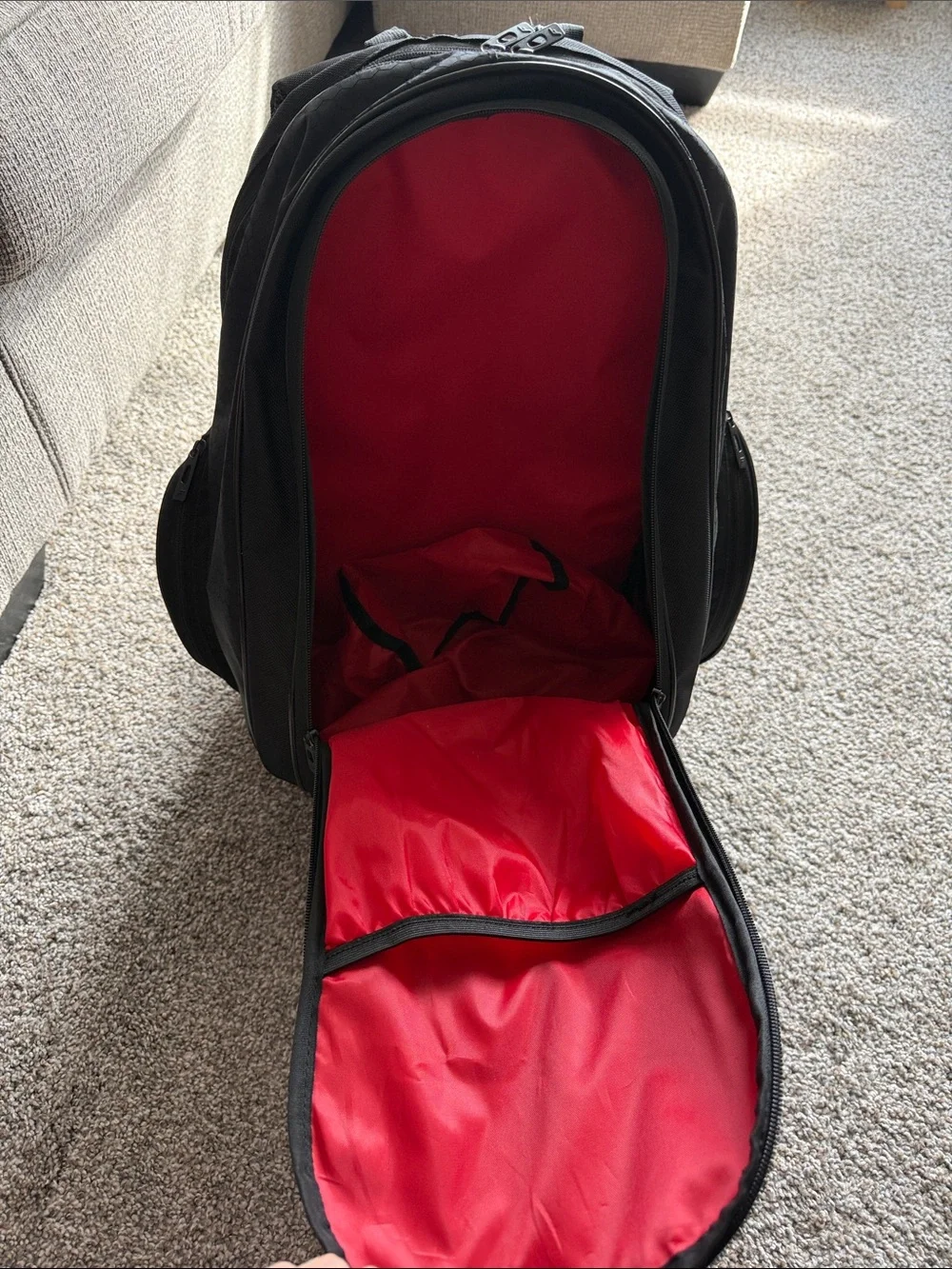 Black Men's Pickleball Backpack